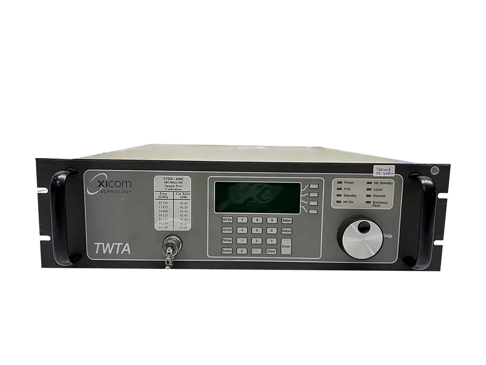 XICOM XTRD-400K Ku-Band High Power Rack Mount Amplifiers 13.75-14.50GHz