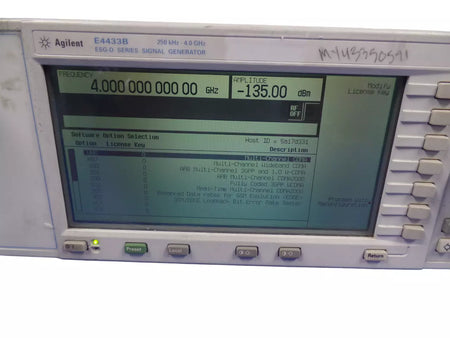 Agilent E4433B 250 kHz - 4.0 GHz ESG-D Series Signal Generator