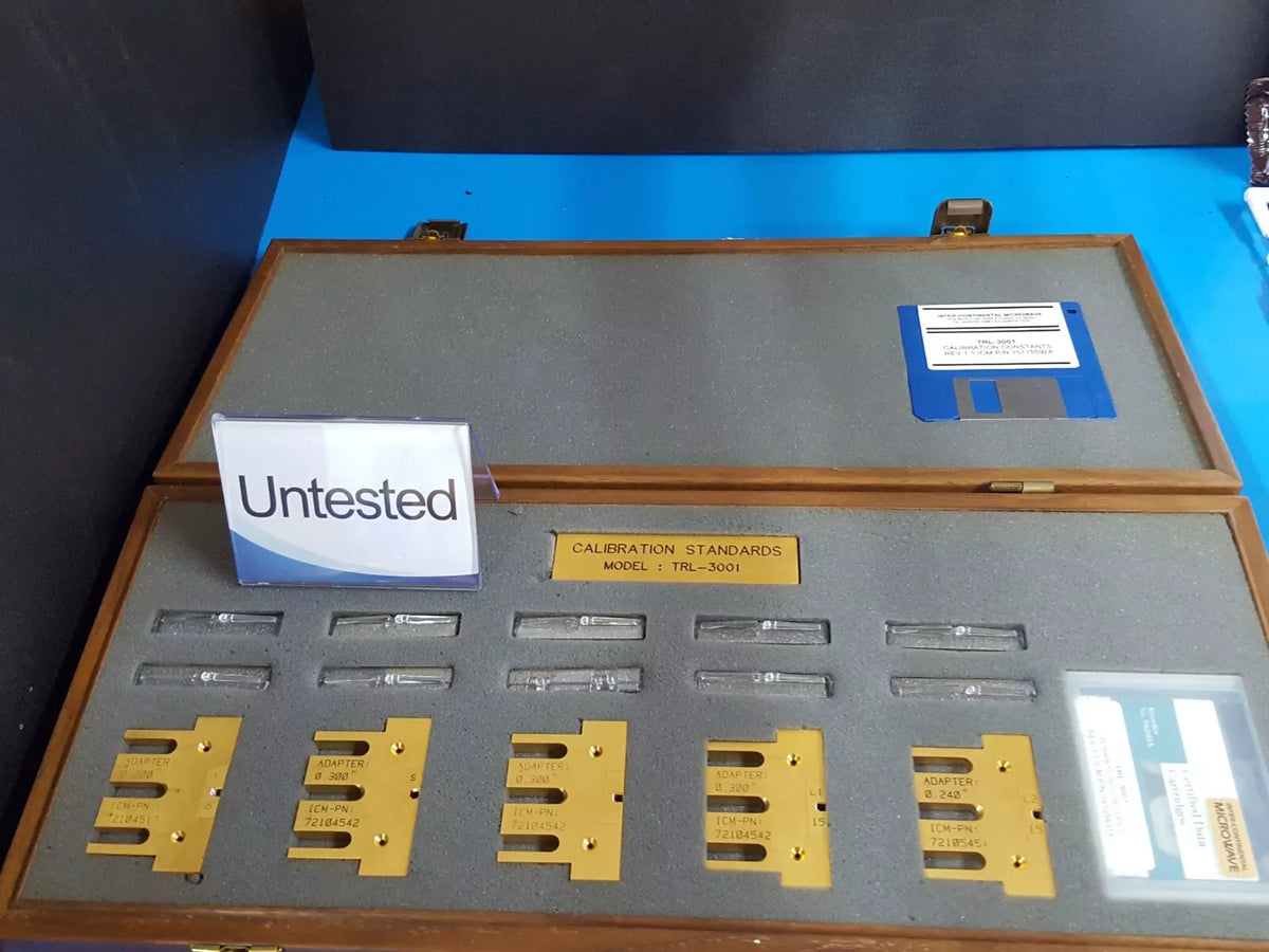 Inter-Continental Microwave TRL-3001 Calibration Standards