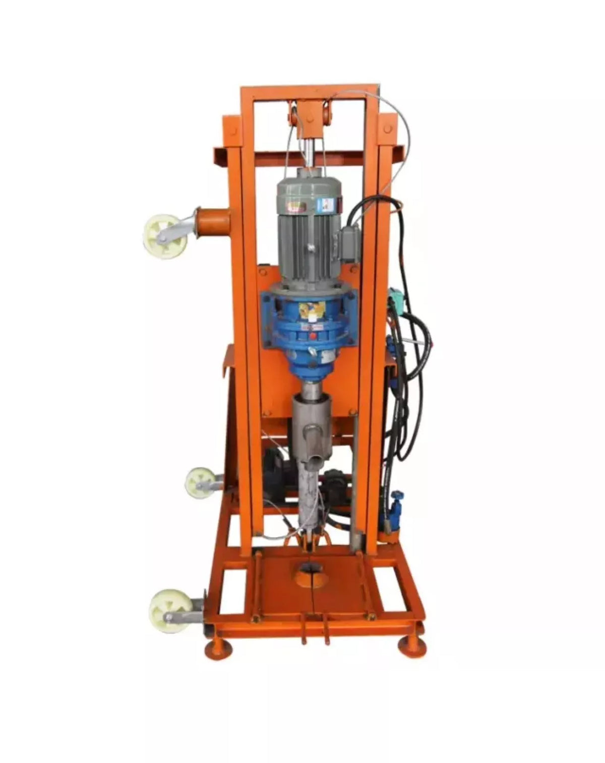 Electric Hydraulic Drilling Rig Small 100m 4000W Water Well Rig