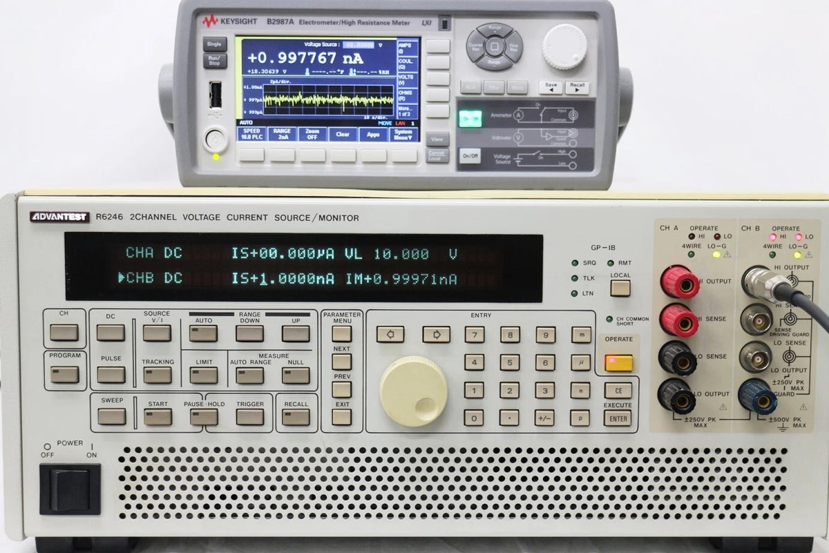 Advantest R6246 2ch 220V 20A Voltage Current Source/Monitor