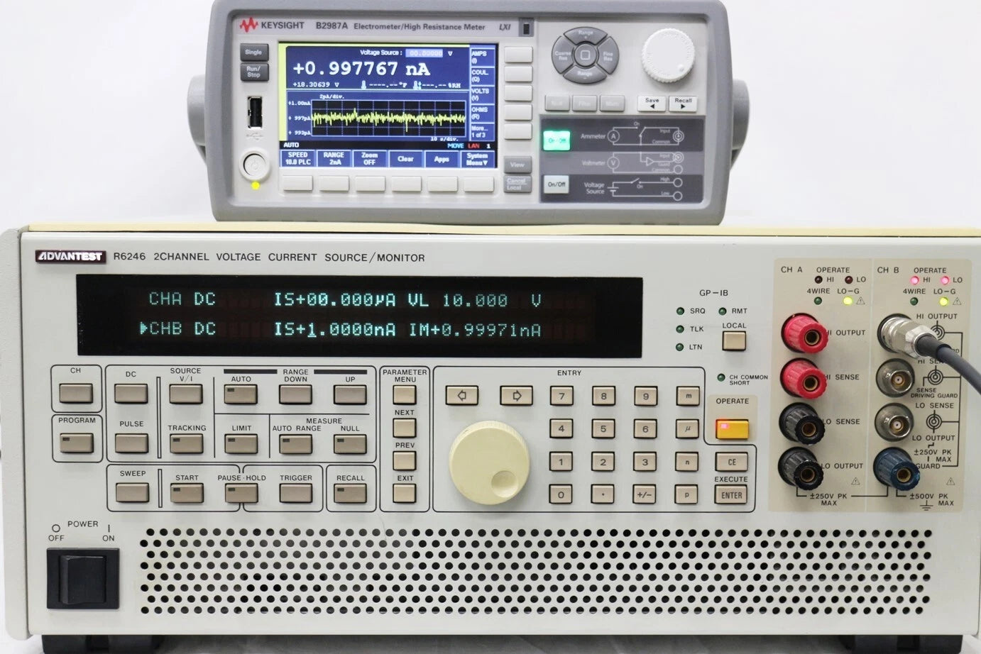 Advantest R6246 2ch 220V 20A Voltage Current Source/Monitor