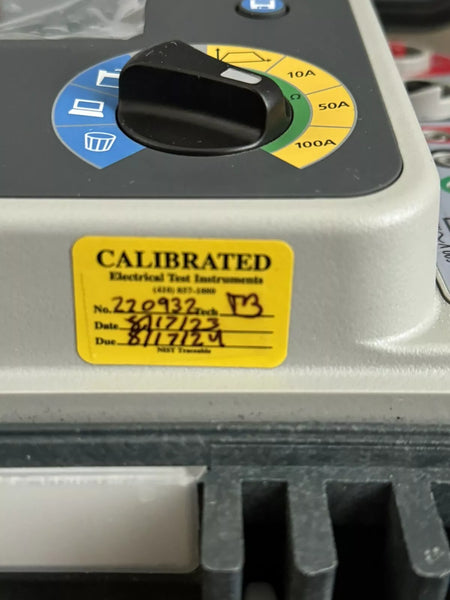 Megger DLRO100X DLRO100XB Digital Low Resistance Ohmmeter & Kelvin Clamp