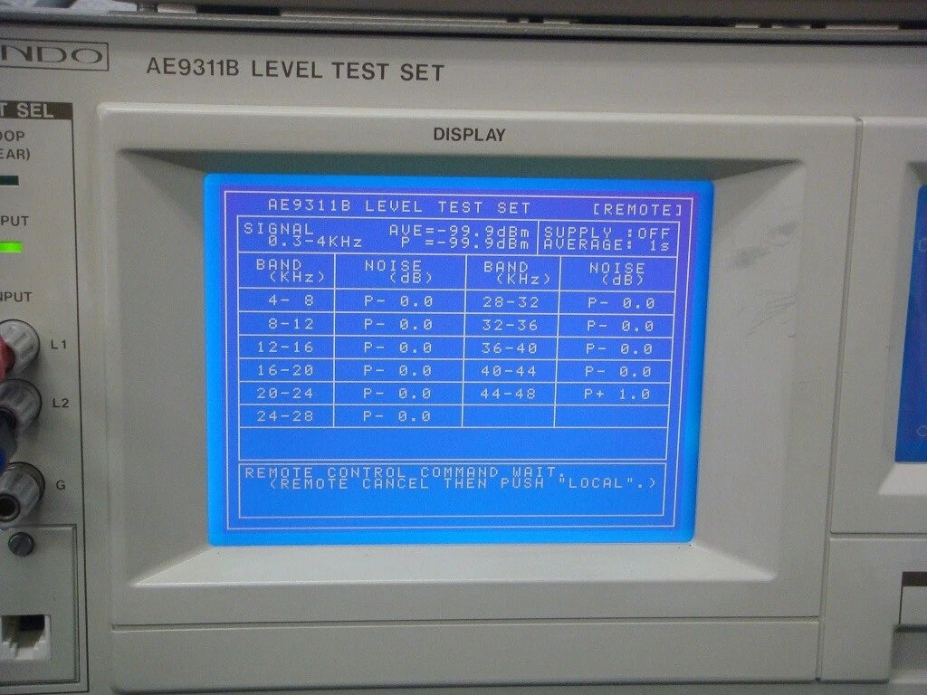 YOKOGAWA ANDO AE9311B Level Test set