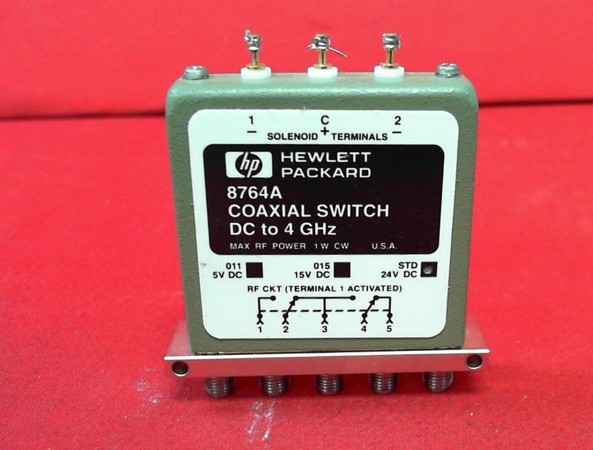 HP Agilent Keysight 8764A RF Switch DC-4GHz 5 Port