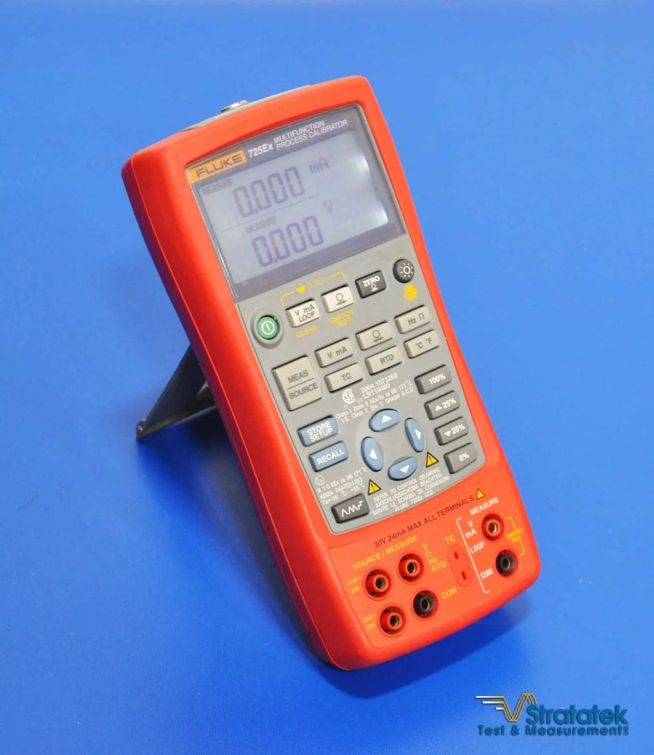 Fluke 725Ex Multifunction Process Calibrator Intrinsically Safe NIST Calibrated