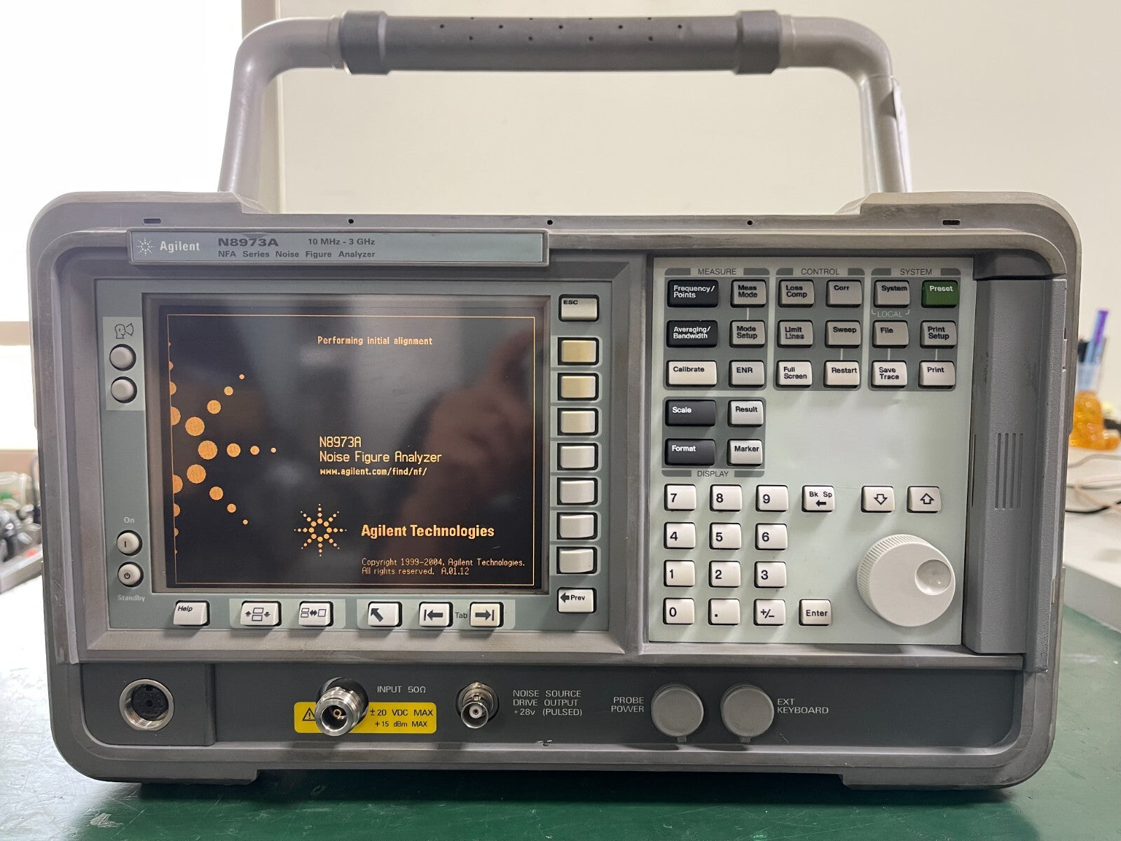 Agilent N8973A 10 MHz - 3 GHz Noise Figure Analyzer w/ 1D5 _0239 - XG eqpt