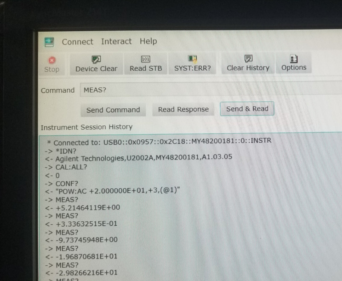 U2002A RF Power Sensor by Keysight