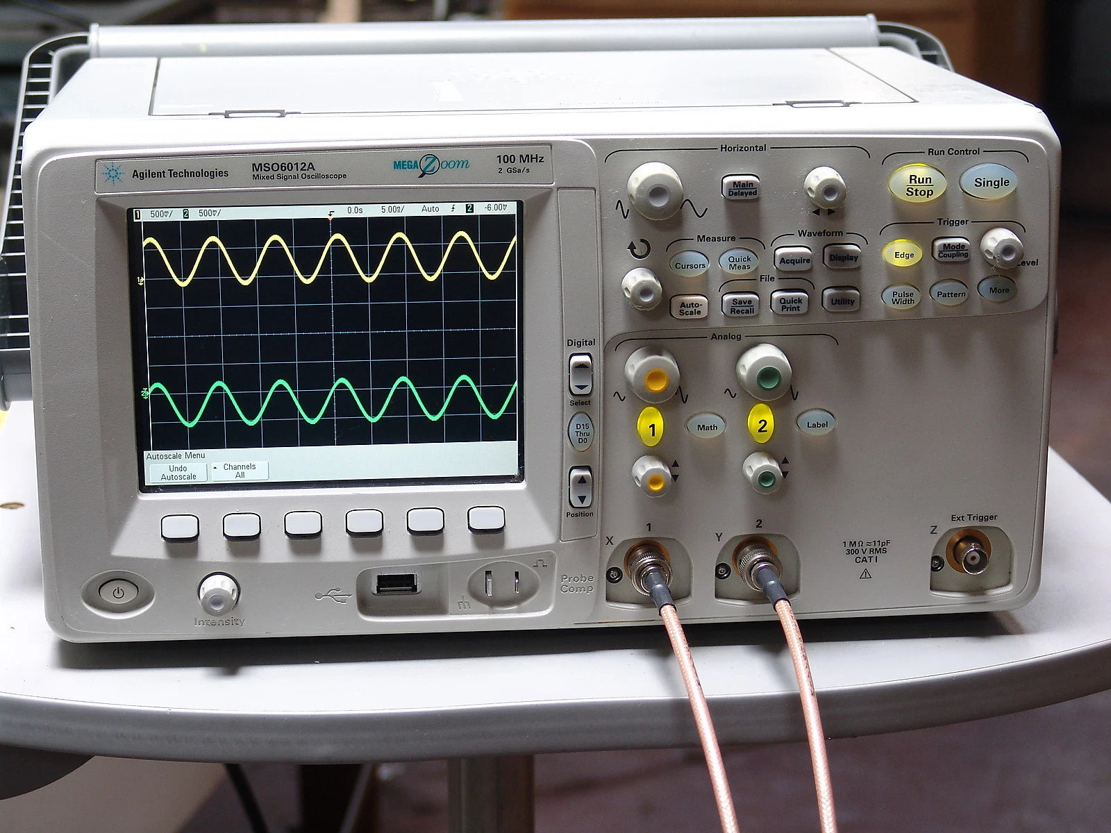 Agilent MSO6012A Mixed Signal Oscilloscope 100 MHz 2 GSa/s MSO