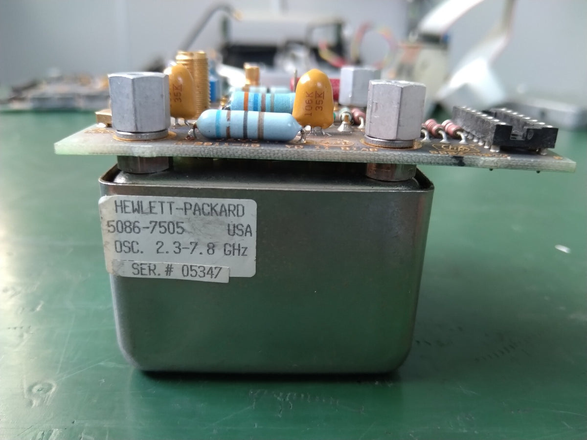 HP Agilent YTO YIG tuned oscillator 5086-7505 2.3-7.8GHz for 8360/83621A series