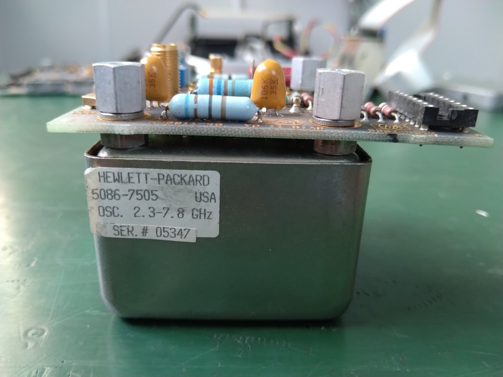 HP Agilent YTO YIG tuned oscillator 5086-7505 2.3-7.8GHz for 8360/83621A series