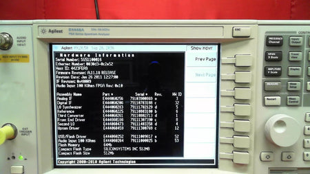 Agilent / Keysight E4448A PSA Series Spectrum Analyzer 3Hz-50GHz