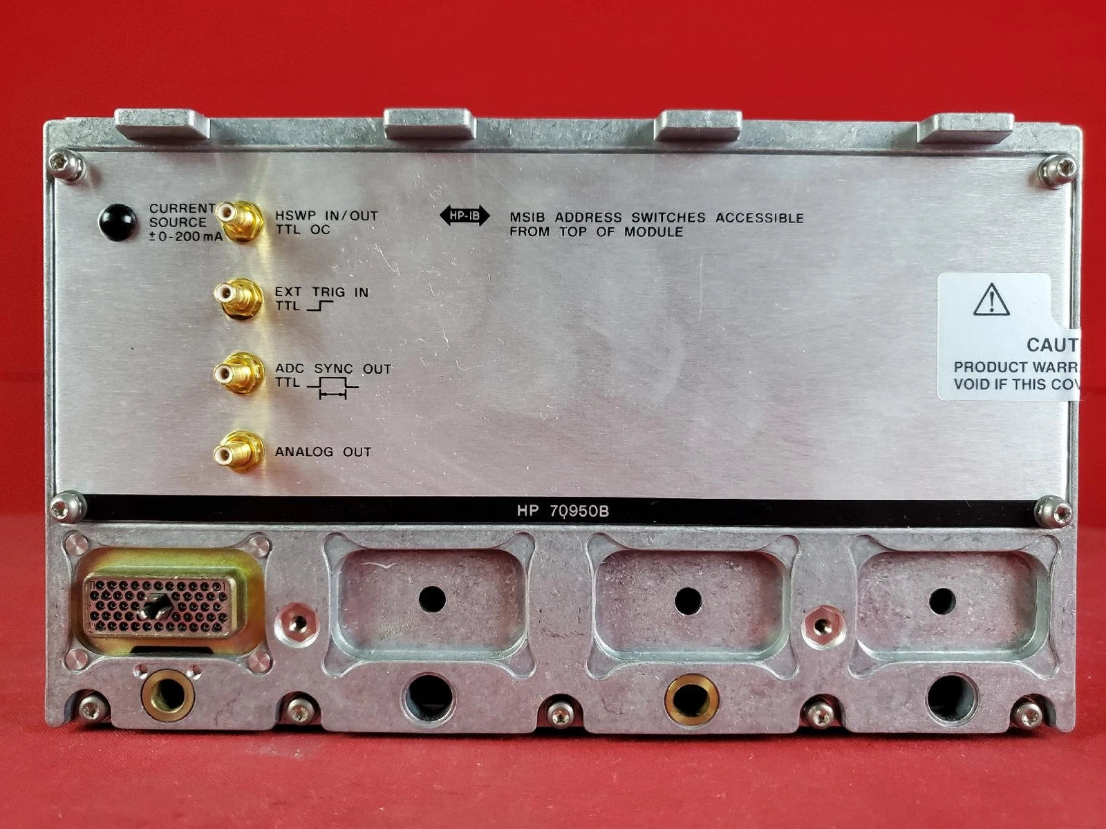 Agilent/Keysight 70950B 3514A00620 Optical Spectrum Analyzer Module