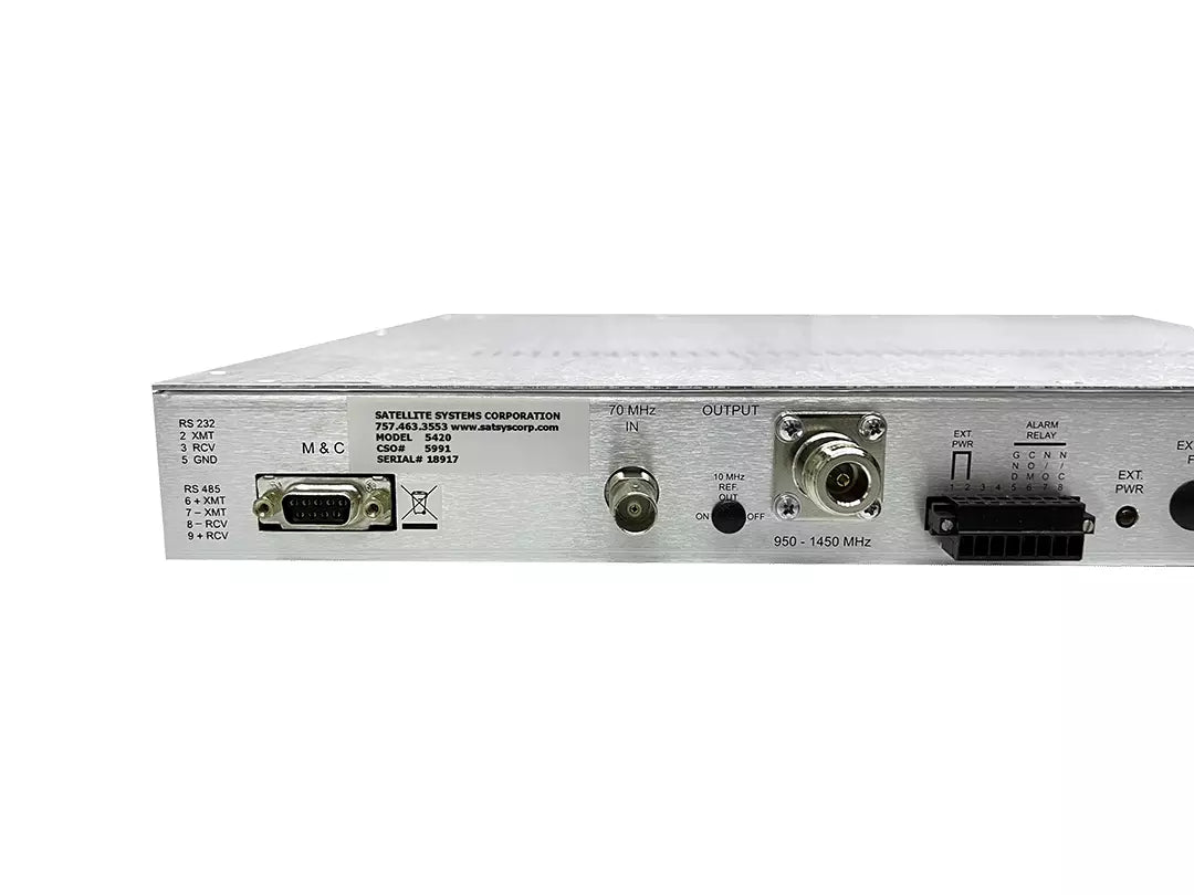 Satellite Systems Corporation 5420 70 MHz to L-Band Upconverter