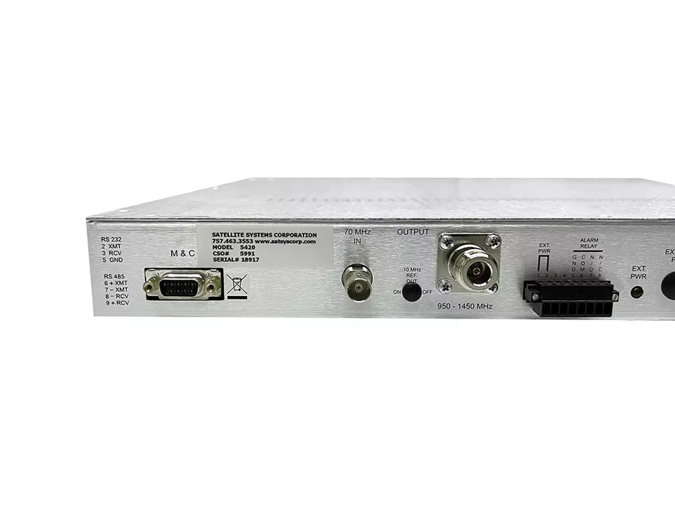 Satellite Systems Corporation 5420 70 MHz to L-Band Upconverter