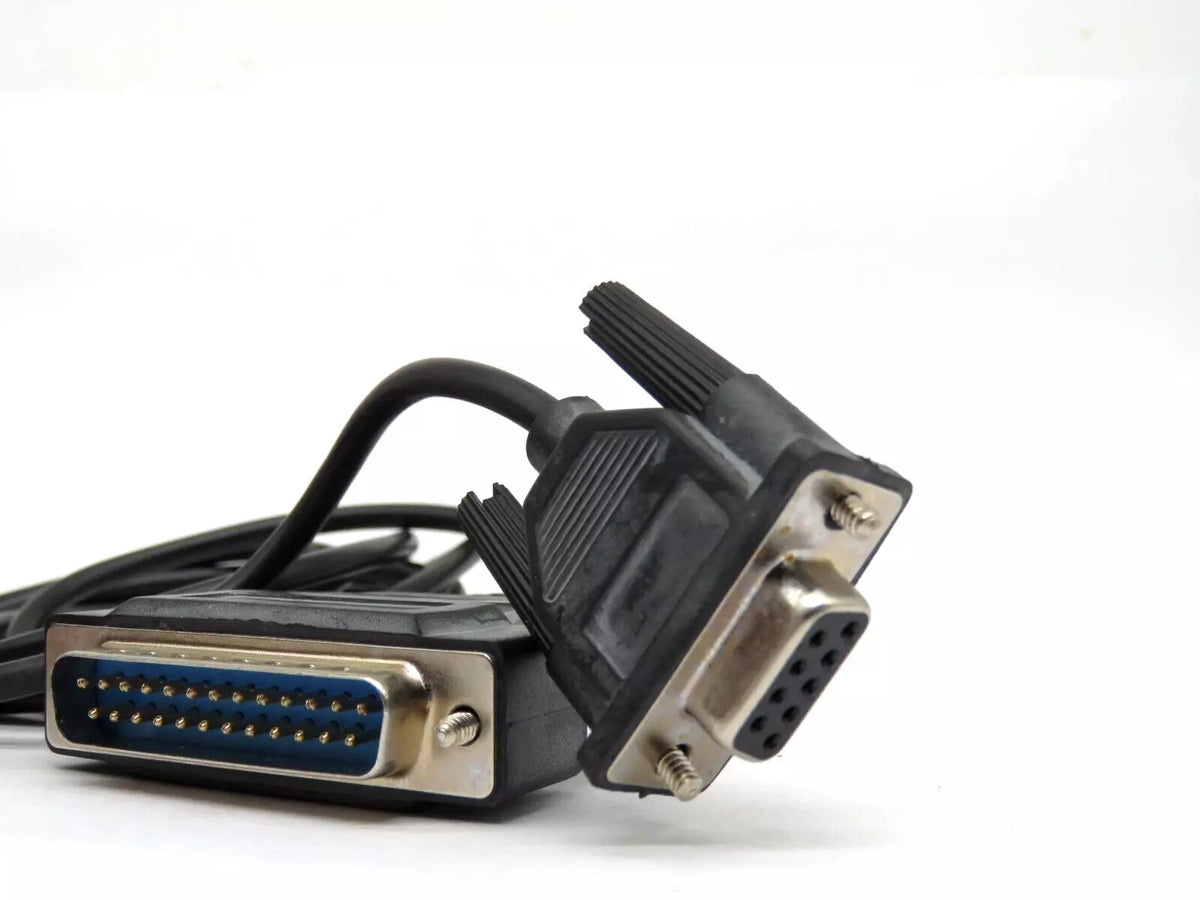 6ft Adapter Cable 25 Pin Male to 9 Pin Female RS232 Connector DB25 to DB9
