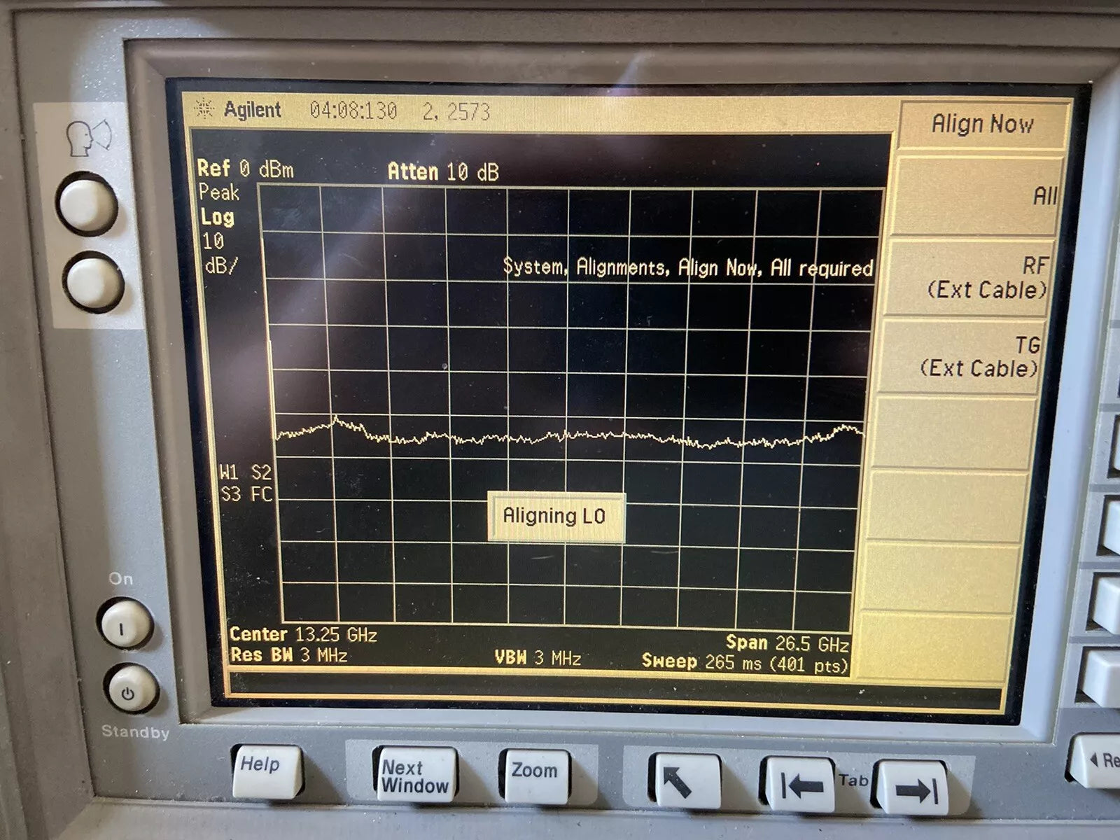 Keysight E4401B Signal Analyzer with 9 kHz - 1.5 GHz Frequency Range