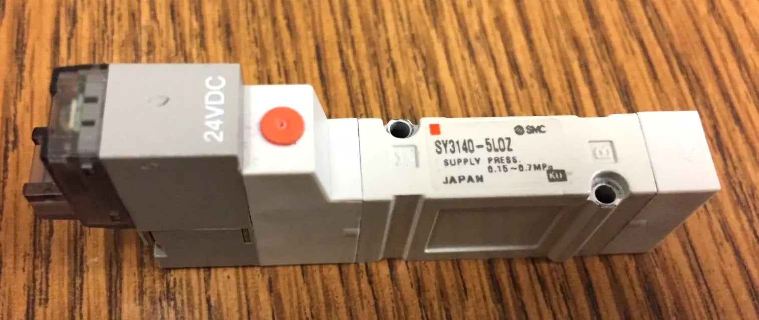 SMC SY3140-5LOZ Solenoid Valve 5 Port 2 Position Single Base MT 24 VDC