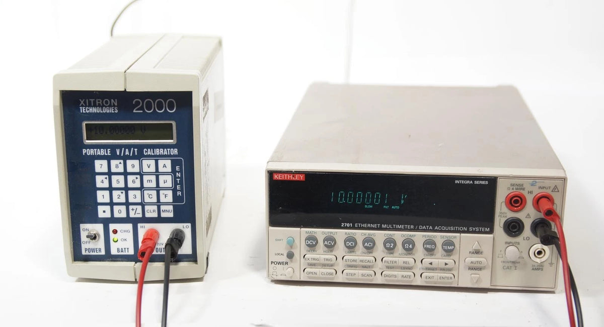 XiTron Technologies 2000 Portable V/A/T DC Calibrator Temperature Source