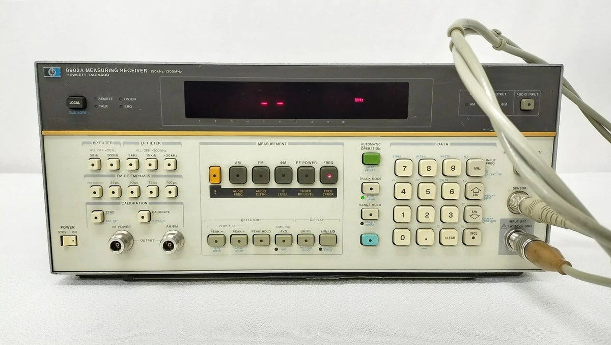 HP 8902A+11722A 1300MHz Measuring Receiver+Sensor