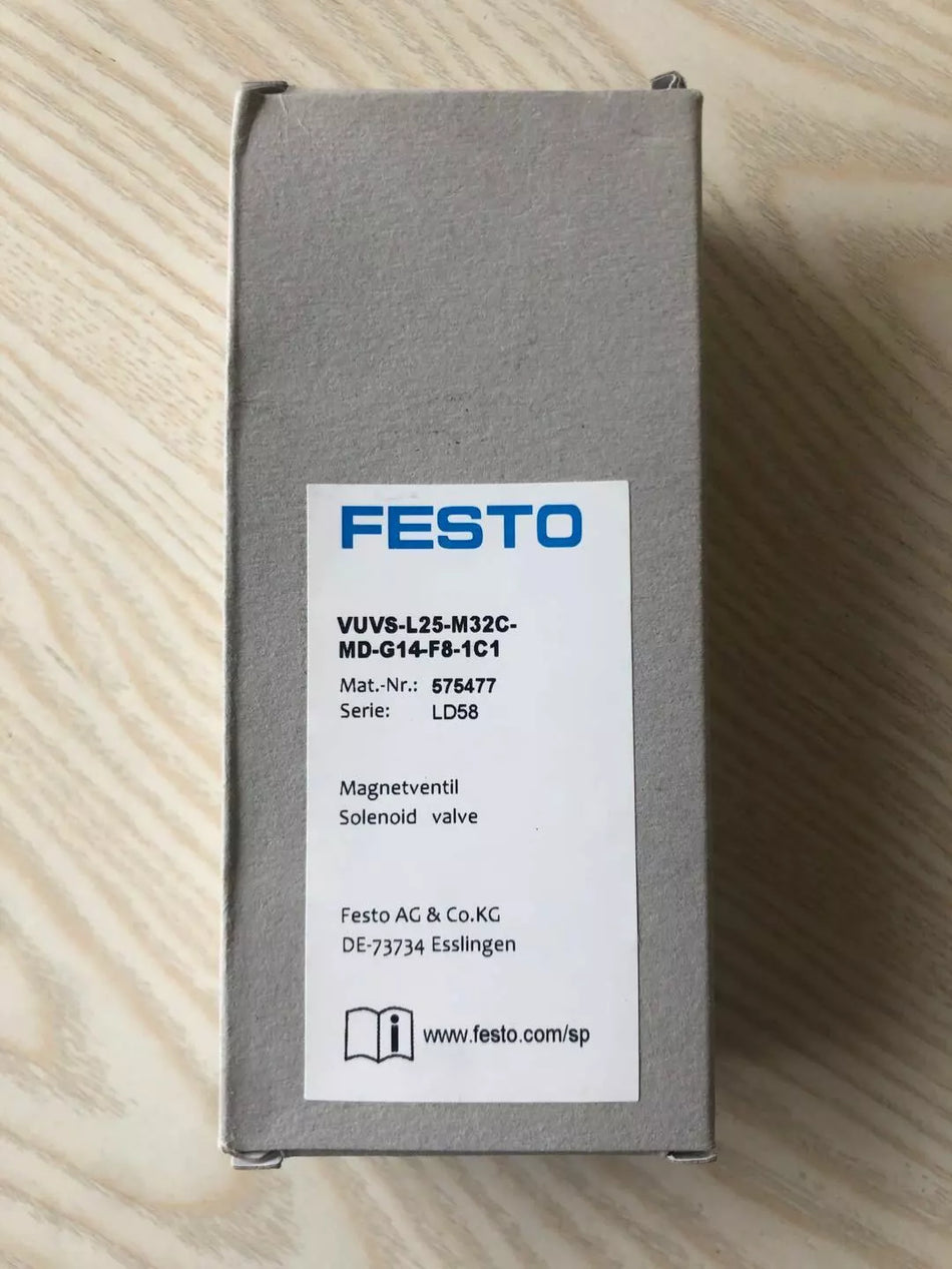 Festo VUVS-L25-M32C-MD-G14-F8-1C 575477 Solenoid Valve