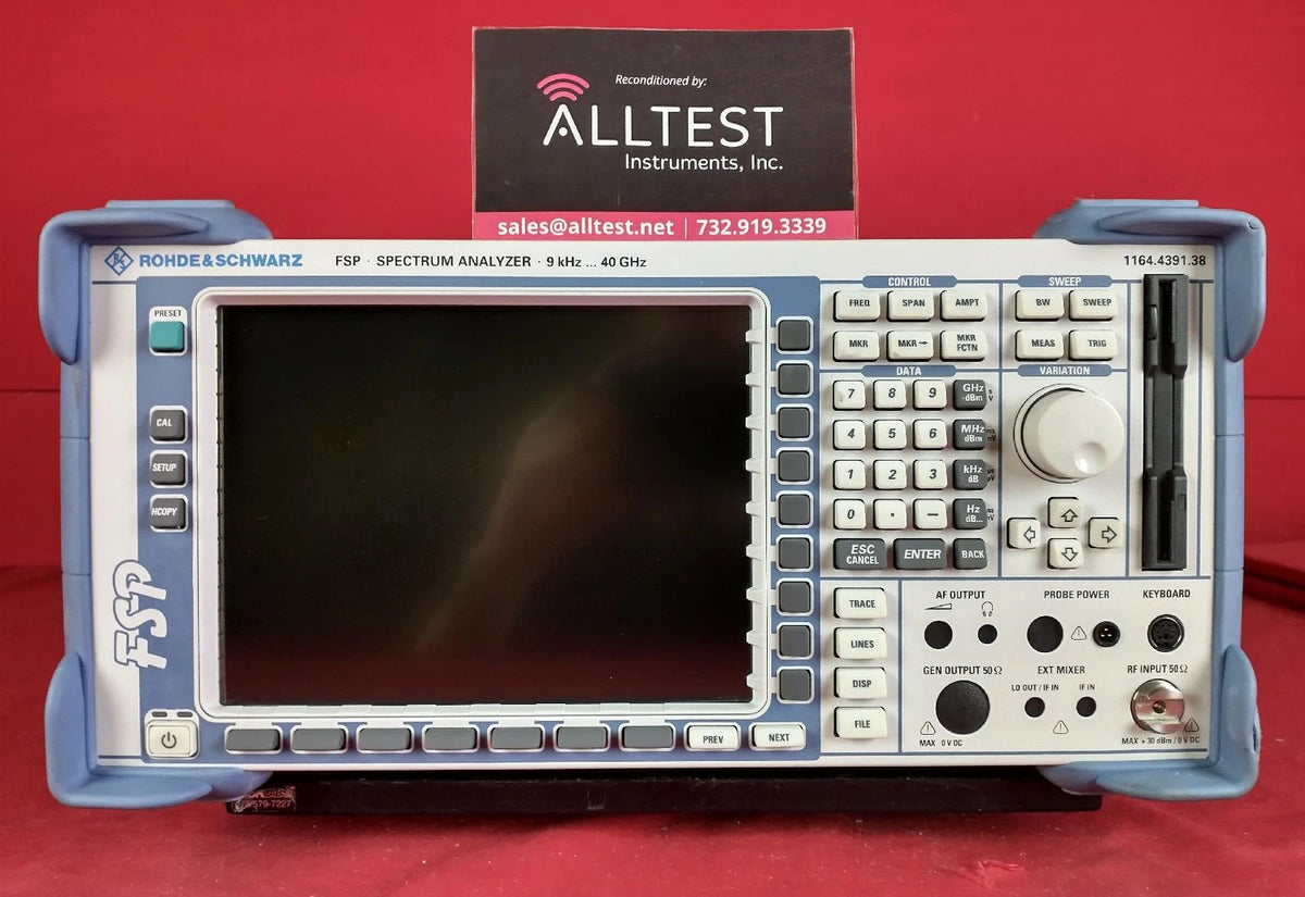 Rohde Schwarz FSP38 101230 Spectrum Analyzer 9KHz to 40GHz
