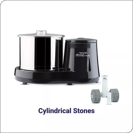 Butterfly Rhino Plus 2L Table-Top Wet Grinder 150W ABS Body Stainless Steel Drum
