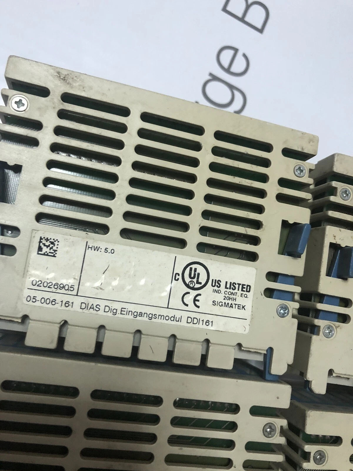 SIGMATEK DIAS DDI161 module DIAS DDI 161