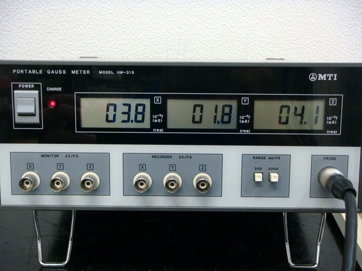 HM-315 Three-Axis Magnetic Field Measurement System by MTI