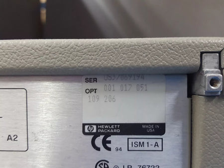 HP 86060B Lightwave Switch with Opt. 001 017 051 109 206 (9194)