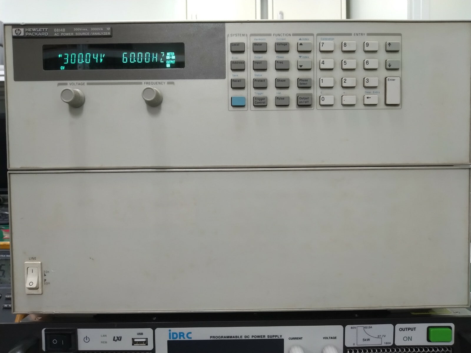 HP Agilent 6814B AC Power Source/Analyzer, 3000VA,150/300V, 20/10A - XG eqpt