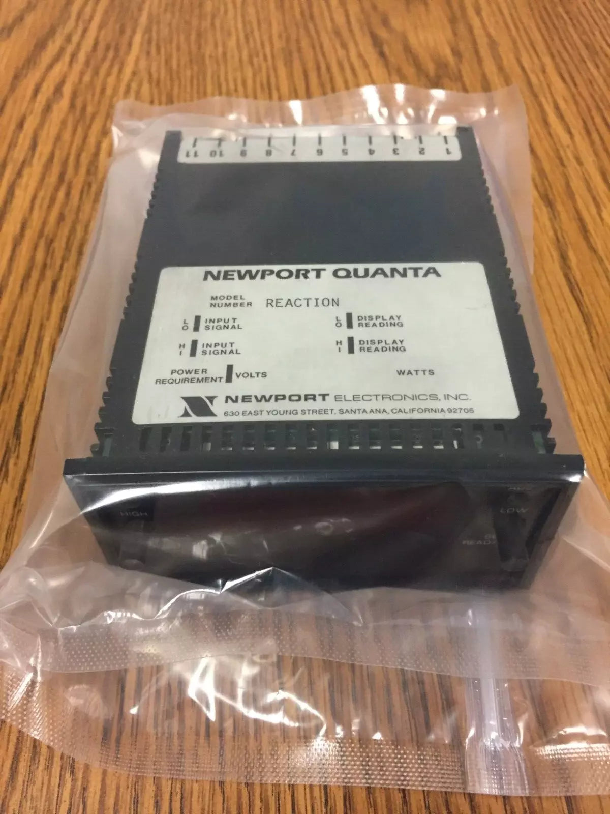 Newport Model Reaction Digital Panel Meter