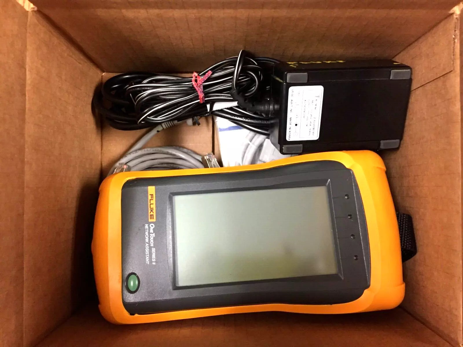 Fluke OneTouch Series II 10/100 Network Assistant with Battery & Power Adapter