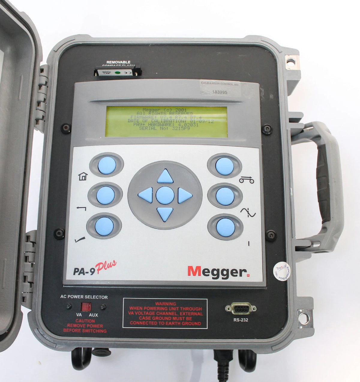 Megger Metrosonics PA-9 Plus Portable Power Analyzer