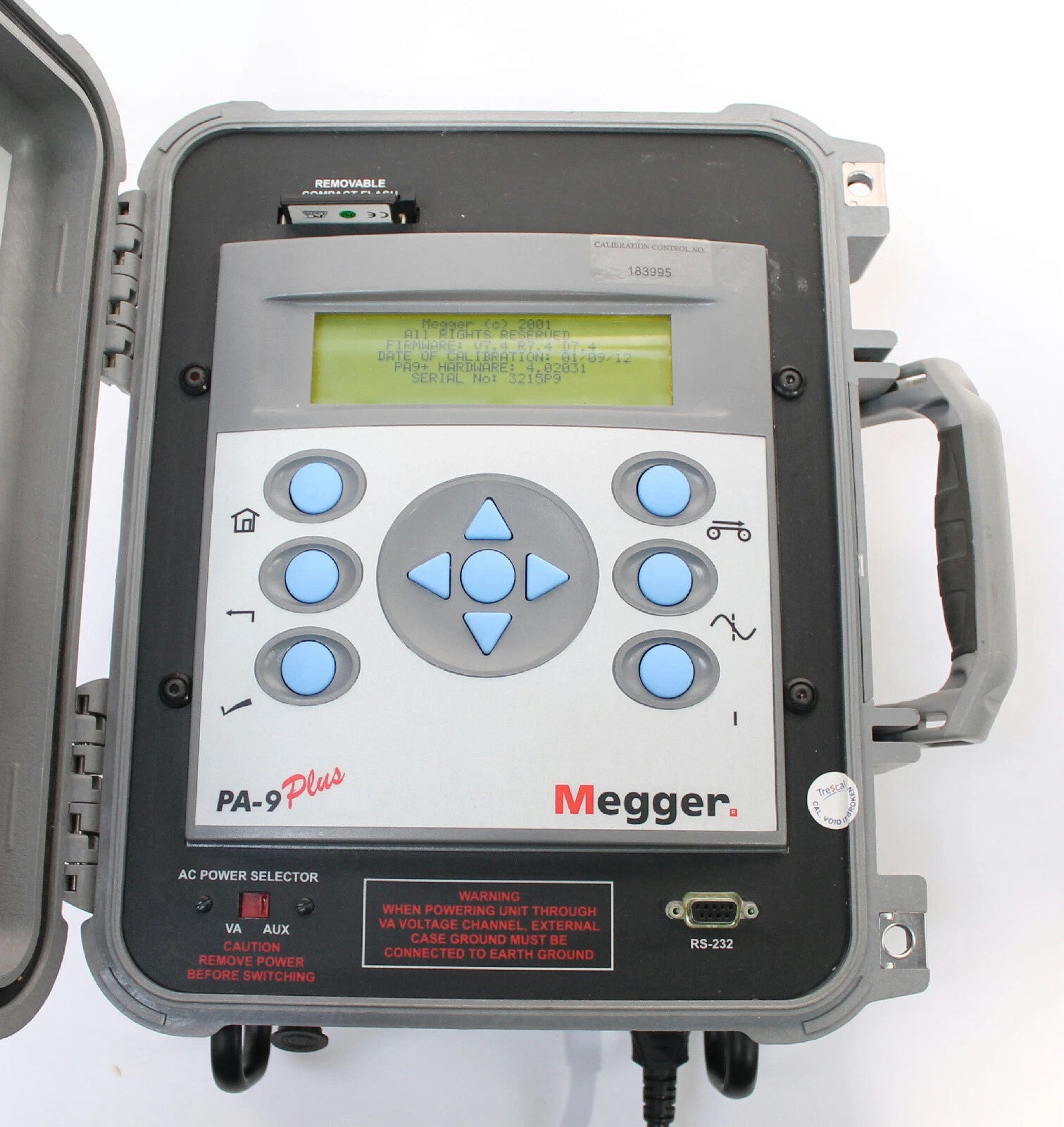 Megger Metrosonics PA-9 Plus Portable Power Analyzer