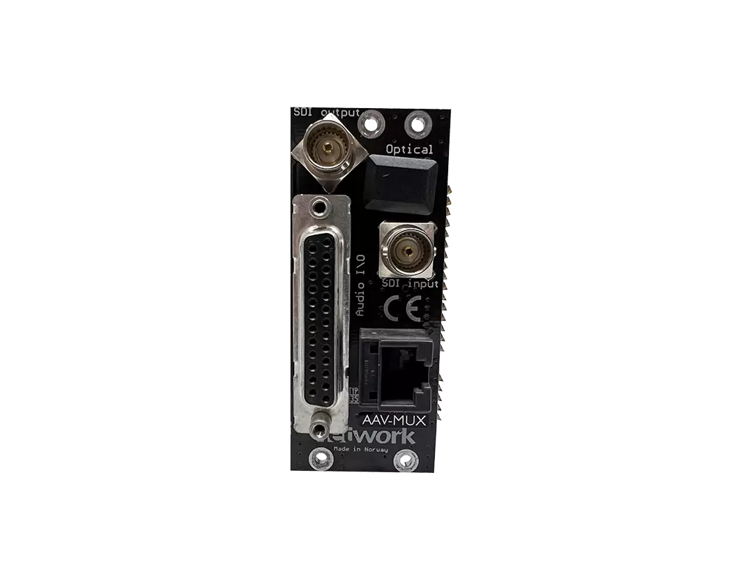 Nevion AAV-MUX 2 Ch Stereo Analogue Audio Embedder without Optical Output