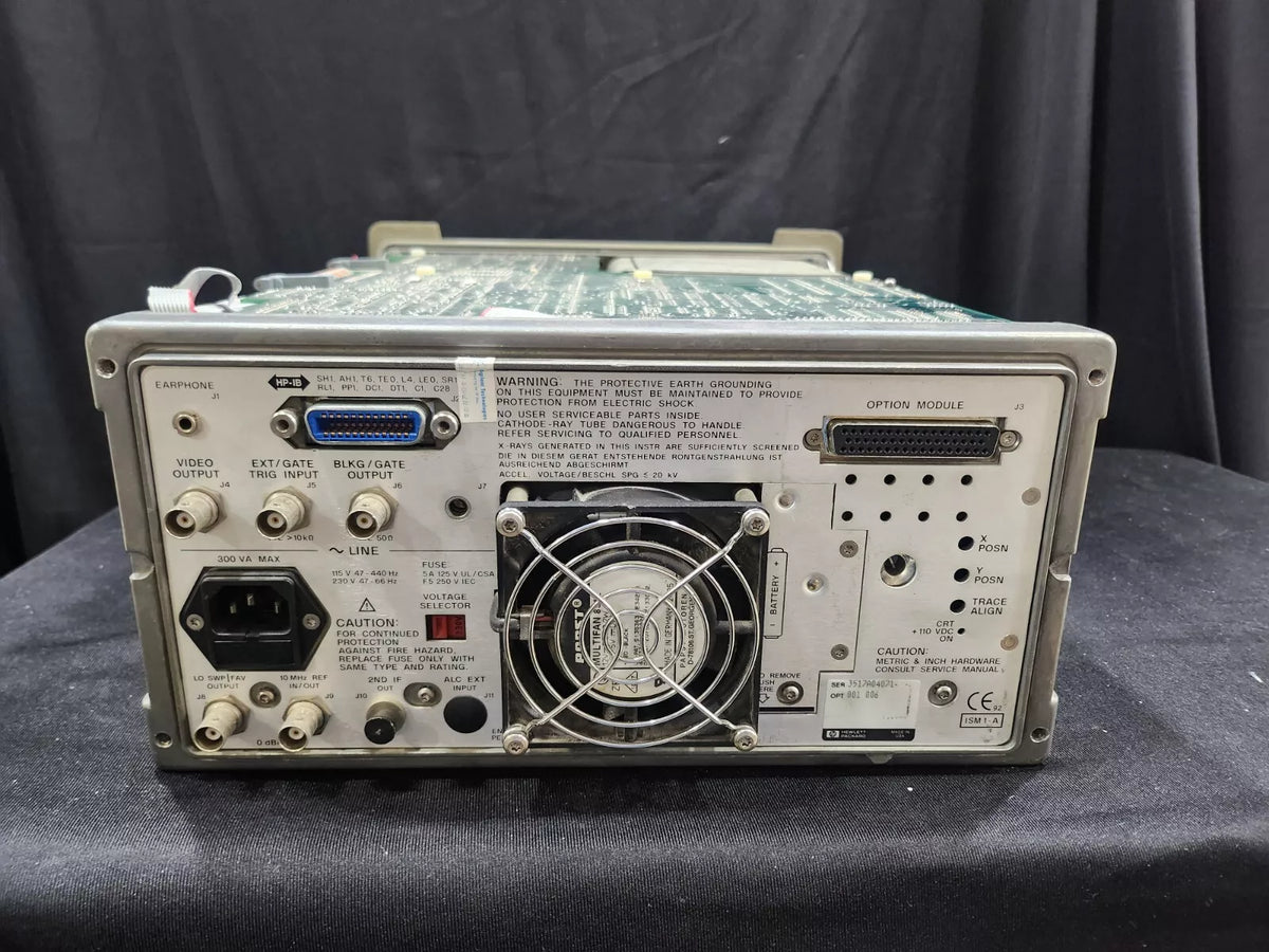 HP 8563E Spectrum Analyzer 30Hz to 26.5GHz Not Working - No Case (4071)
