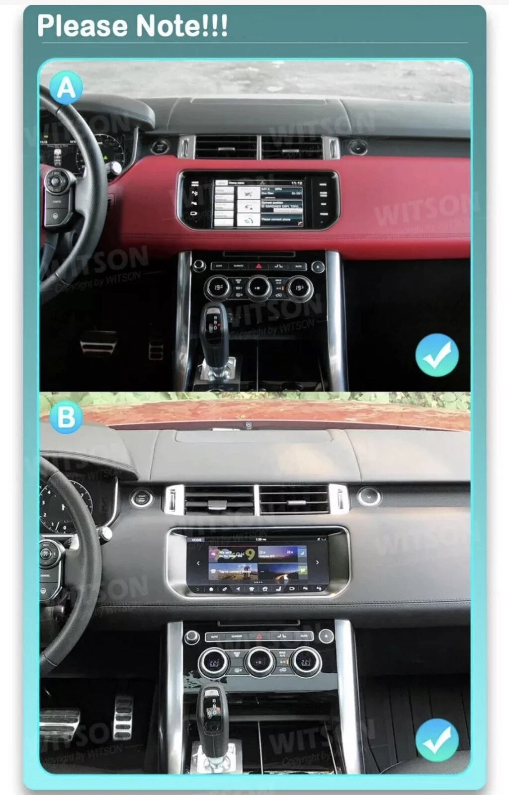 For Range Rover Sport 2013-2020 Radio 10.25" Android 14 Car Stereo GPS Carplay