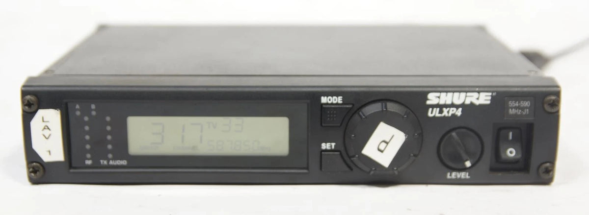 Shure ULXP4 J1-Band 554-590 MHz Digital Wireless Receiver