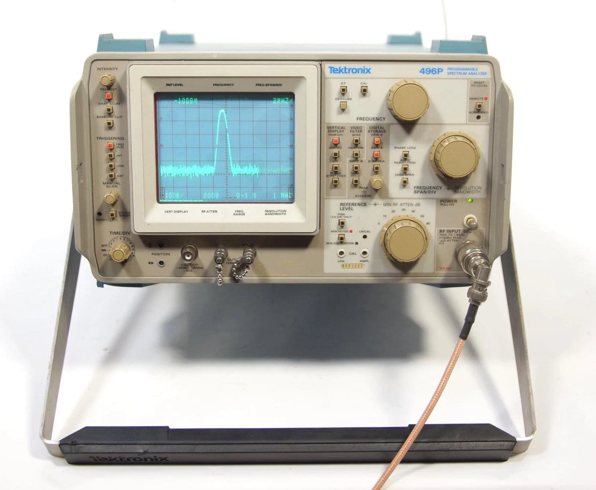 Tektronix 496 P Programable Spectrum Analyzer 1 kHz to 1.8 GHz
