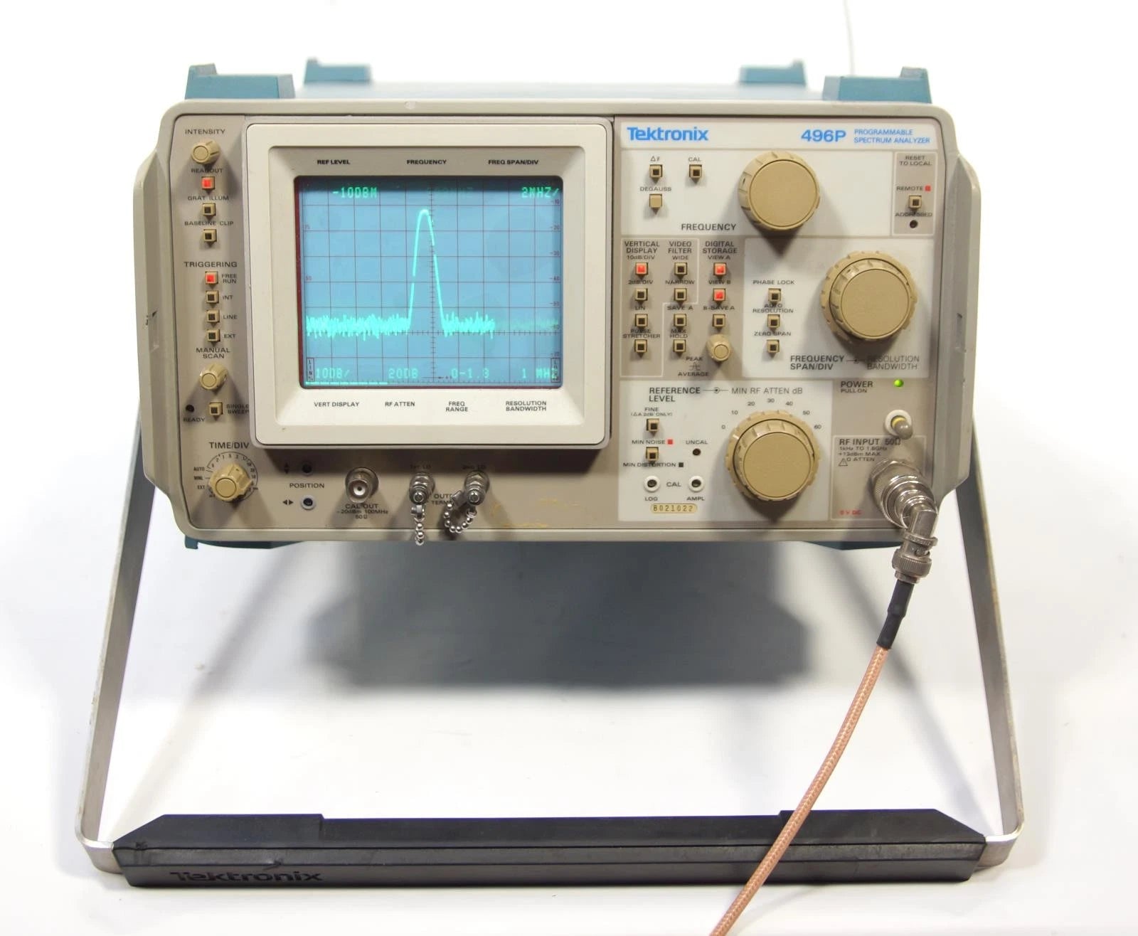 Tektronix 496 P Programable Spectrum Analyzer 1 kHz to 1.8 GHz