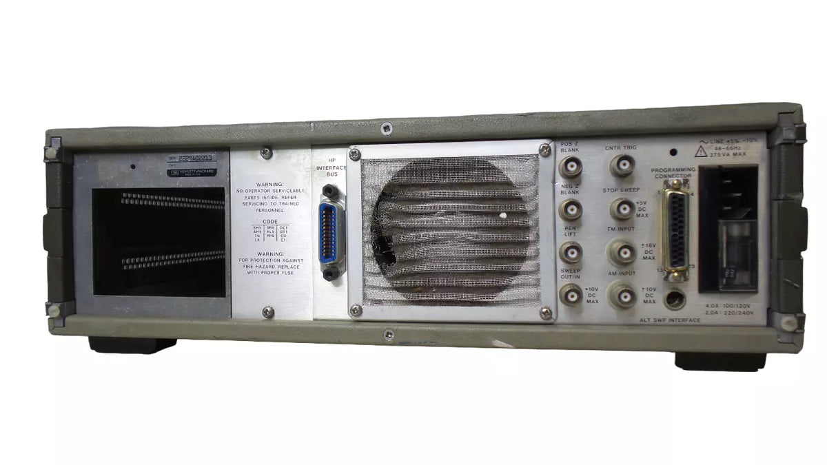 HP 8350A SWEEP OSCILLATOR FREQUENCY 