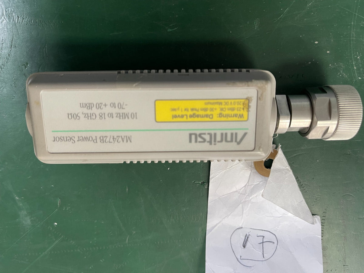 Anritsu MA2472B Power Sensor 10MHz to 18Ghz, N connector, -70 to +20dBm 
