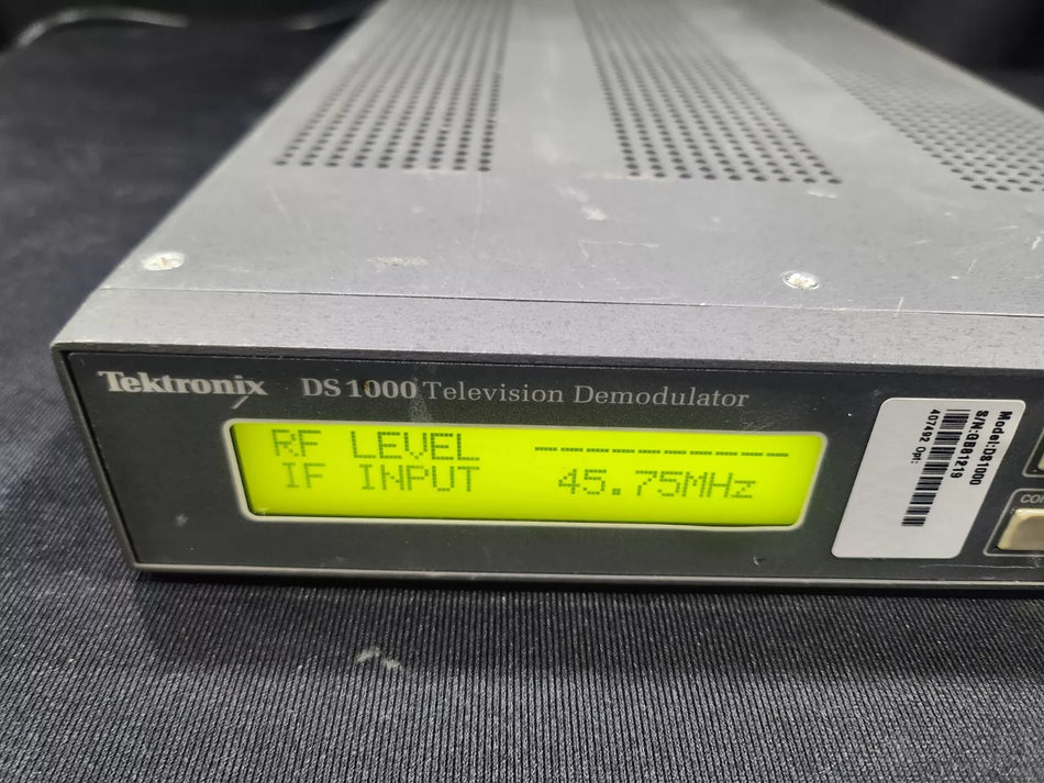 Tektronix DS1000 Television Demodulator As-is (1219)