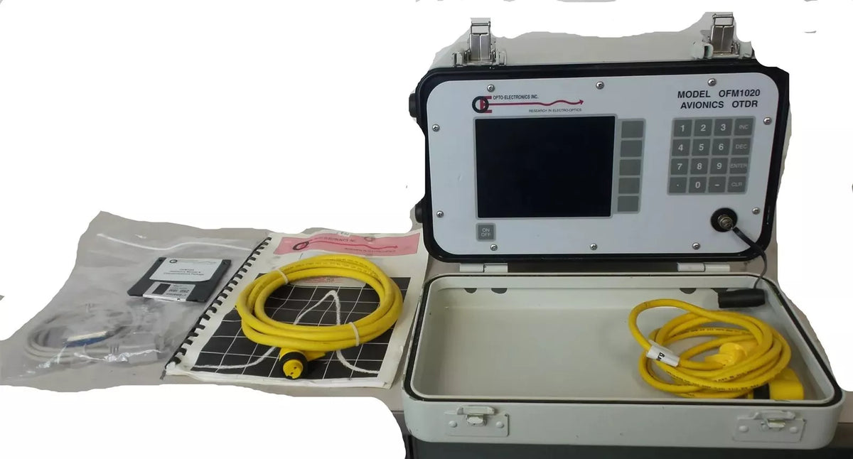 Opto Electronics OFM1020 Avionics OTDR with Hard Case