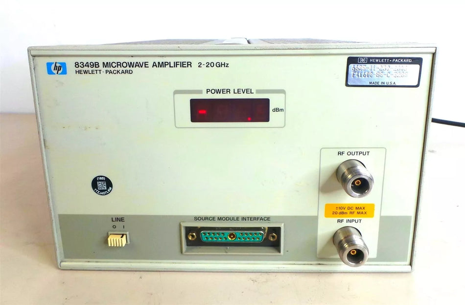 HP 8349B 2 - 20GHz RF Microwave Amplifier