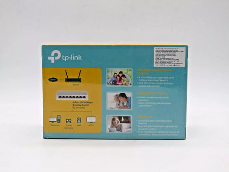 TP-LINK TL-SF1008D 8-Port 10/100 Mbps Desktop Fast Ethernet Wired Network Switch