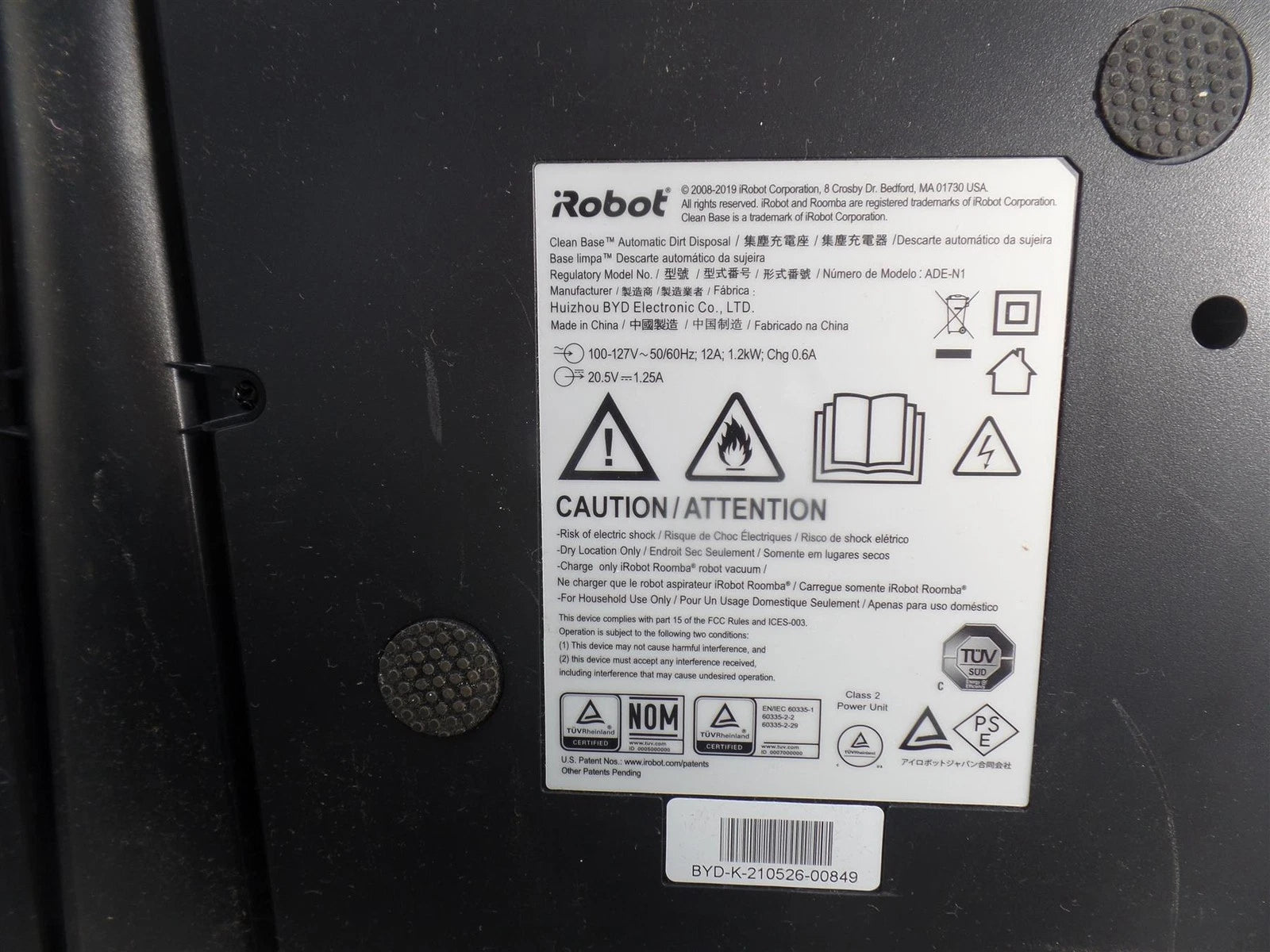 iRobot Clean Base Automatic Dirt Disposal ADE-N1 -Free Shipping