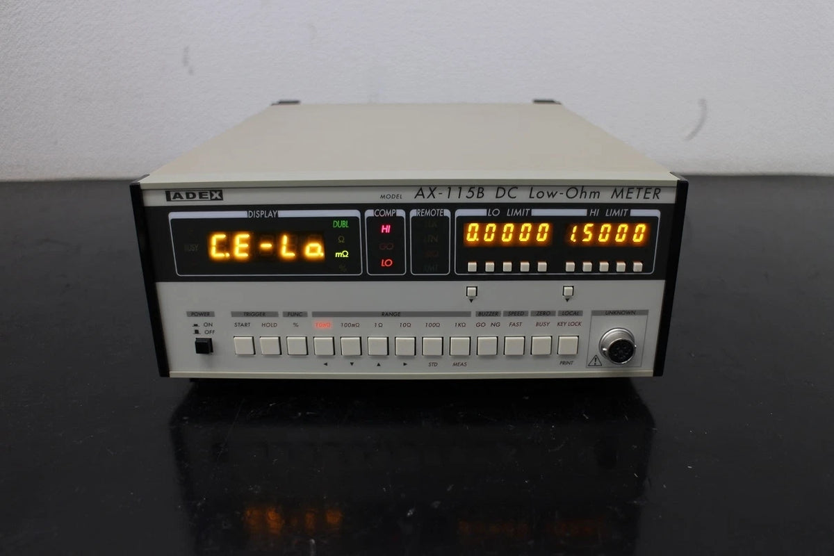 ADEX AX-115B Ultra low resistance Digital Low-Ohm Meter