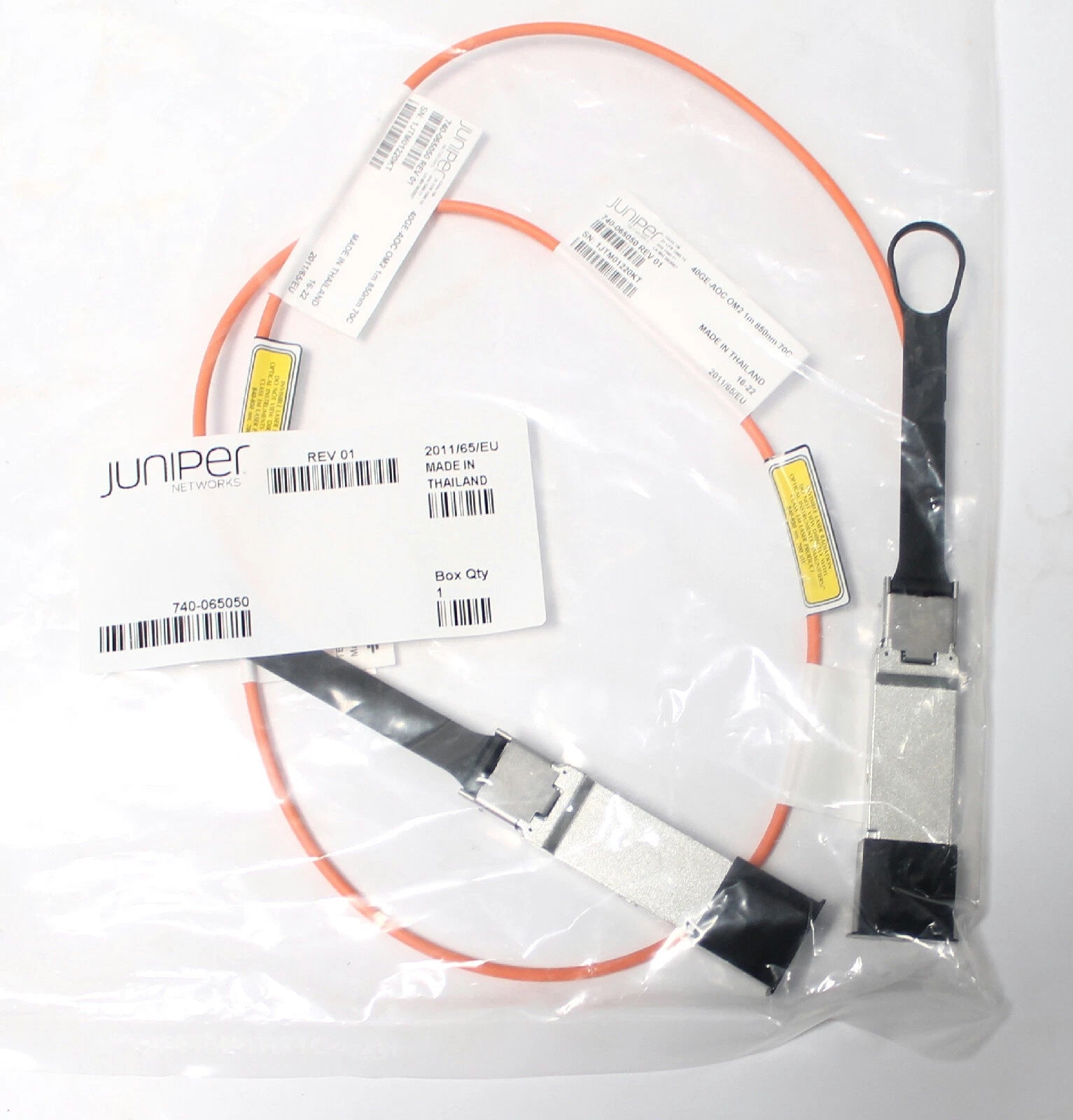 Juniper 40GE-AOC Active Optical Cable 1m QSFP 40Gb 740-065050